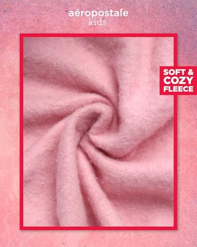 AEROPOSTALE Girls Soft Cotton Fleece Pullover with Front Pockets