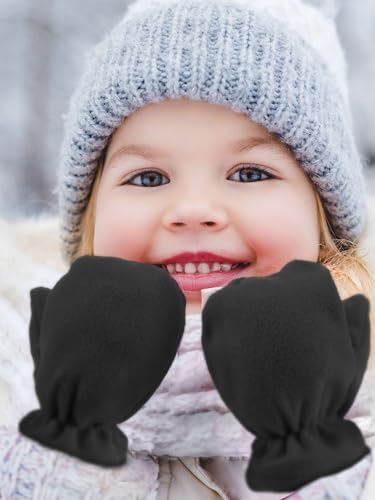 3 Pairs Baby Winter Mittens Fleece Gloves