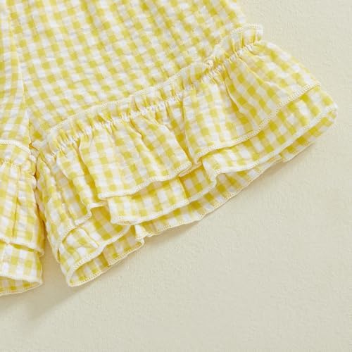 Gingham Shorts for Toddler Boys Girls