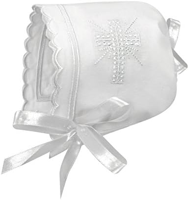 Stephan Baby Girls Christenin Bonnet