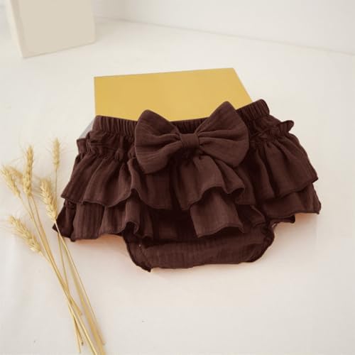Adorable Ruffles Hem Diaper Cover Shorts