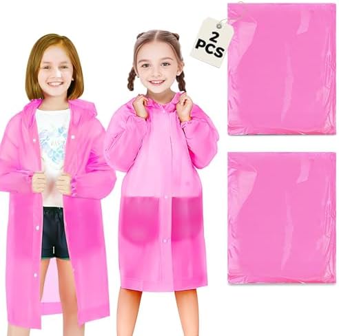 Durable Reusable Waterproof rain jackets for Kids
