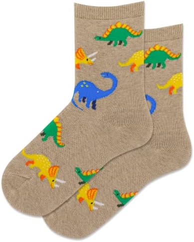 Hot Sox Kids Fun Animal Crew Socks 1 Pair Pack
