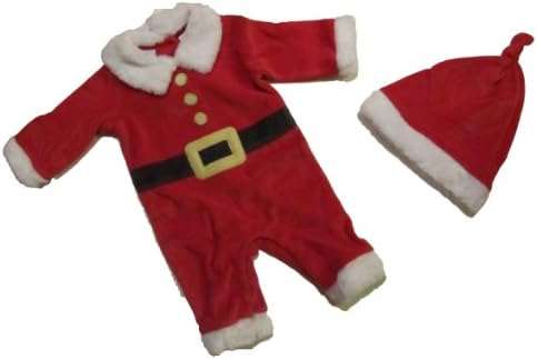 First Impressions Baby Santa Suit 2-Piece Set Red White