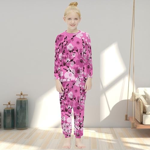 MEIKKO Girls Thermal Pajama Set