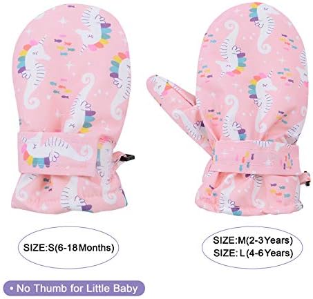 American Trends Lined Fleece Toddler Mittens