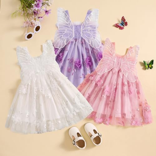 Baby Girls Layered Tulle Wingsagation Tutu Dress