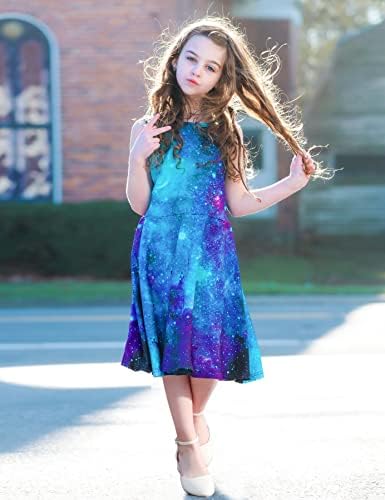 Catchy Look Sleeveless Dress Round Neck Floral