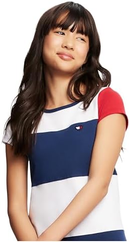 Tommy Hilfiger Short Sleeve T-Shirt for Girls - Comfortable Stylish