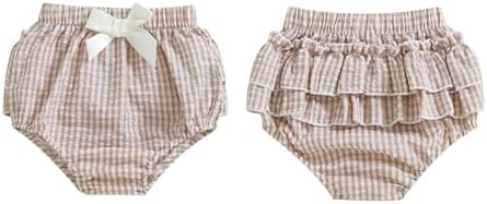 Plaid Gingham Diaper Cover Bloomers for Baby Boy Girl