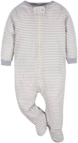 4-Pack Sleep N Play Footies for Newborns Gerber Essential Birthwear