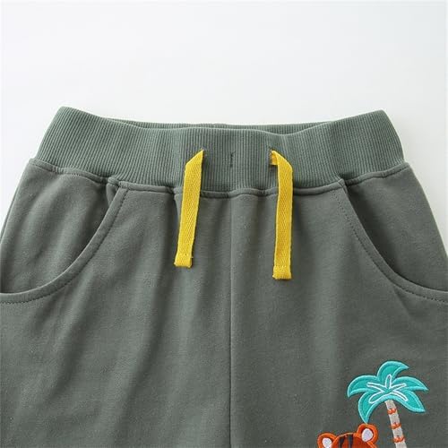 Cute Animal Printed Summer Shorts for Toddler Girls