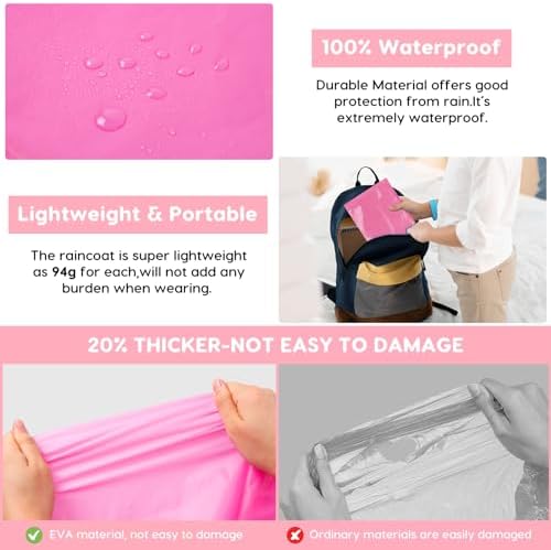 Durable Reusable Waterproof rain jackets for Kids