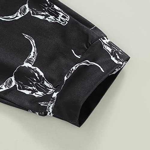 Perfect Baby BoyCow Head Print Elastic Waist Joggers