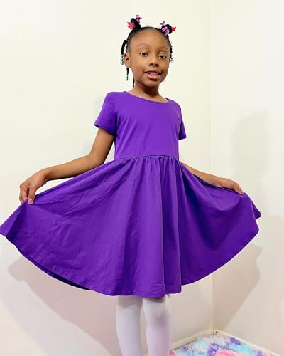 Stelle Girls Skater T-Shirt Dress for Toddler - Comfortable Stylish