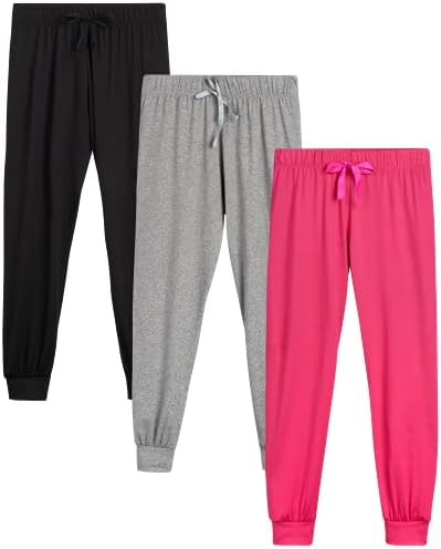 Sweet Hearts Girls Sweatpants 3-Pack Soft Jogger Pants