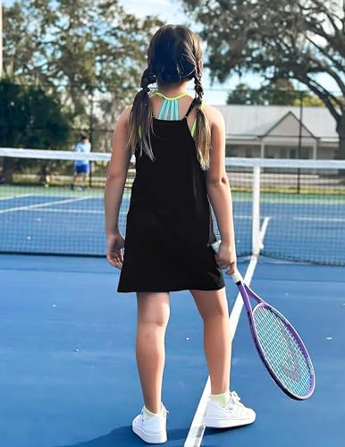 Arshiner Girls Casual Summer Dress with Shorts