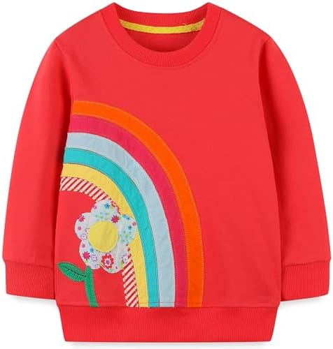Hongshilian Cute Cartoon Kids Cotton Sweater