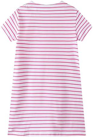 HILEELANG toddler girl Summer Casual Tunic Soft Durable and Sweet