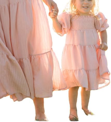 Mommy Me Off-Shoulder Maxi Dress
