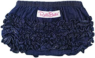 RuffleButts Ruffled Woven Bloomer for Baby Girls Soft Cute