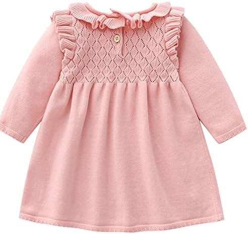 Girls Ruffle Sweater Dress Toddler