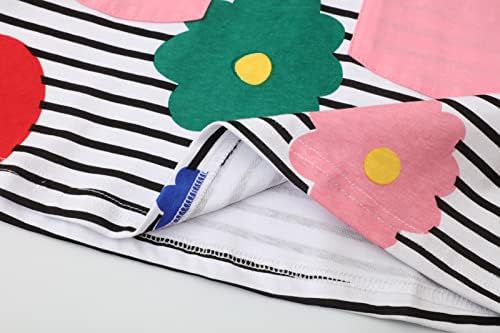 HILEELANG Toddler Girl Stripe Cotton Dress