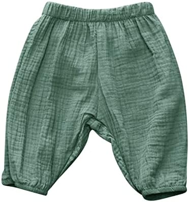 Stylish Toddler and teen boys unisex Cotton Linen Harem and Cargo Pants