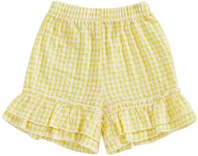 Gingham Shorts for Toddler Boys Girls