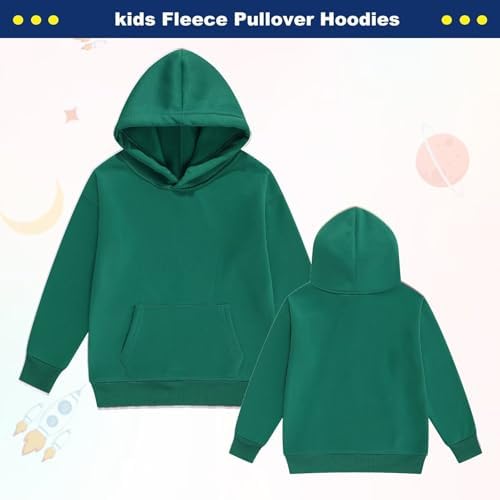 Youth Pullover Hoodie Boys Girls Cotton Polyester 2-12 Years