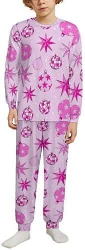 MEIKKO Majestic Pink Thermal Underwear Set Comfortable Base Layer for Kids