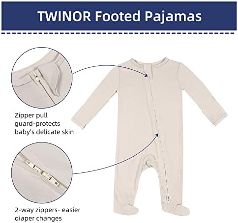 Twinor Baby Pajamas for Newborns