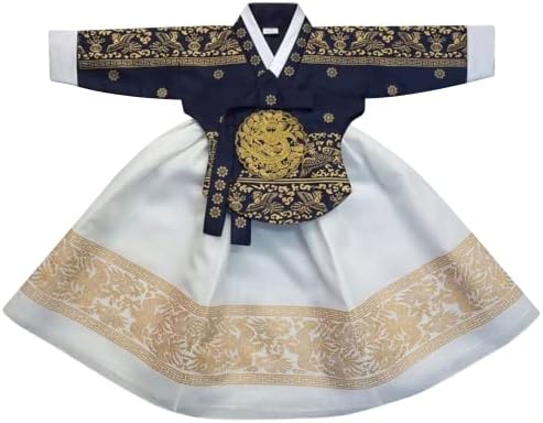 Stunning Modern Korean Hanbok Dress for Little Ones