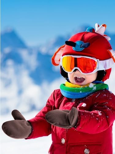 3 Pairs Baby Winter Mittens Fleece Gloves