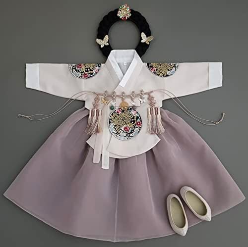 OJIN I Korean Baby Girl Hanbok for 100 Days