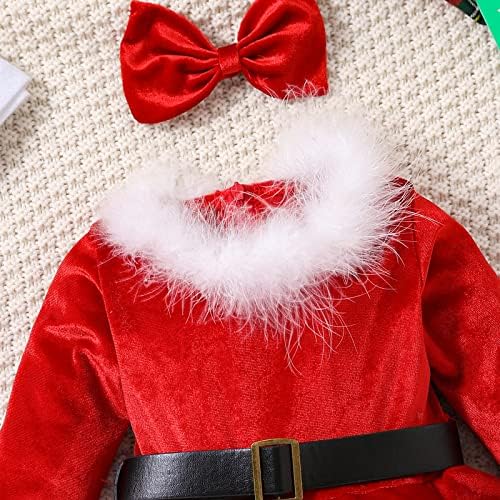 Adorable Christmas Dress for Toddler Girl Santa Claus Outfit
