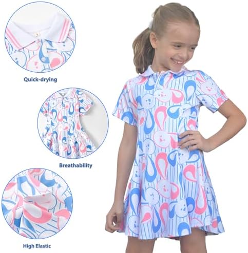 ASEGI Girls Active Sport Dress Durable Stylish Functional