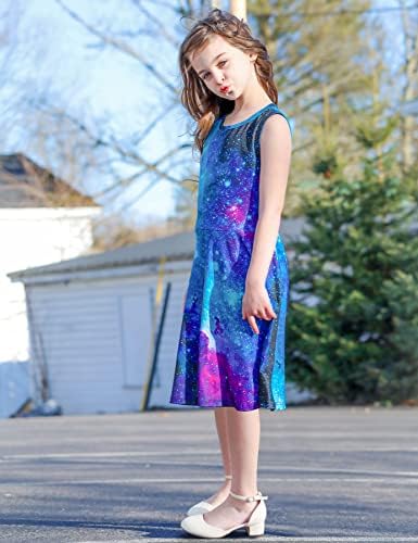 Catchy Look Sleeveless Dress Round Neck Floral