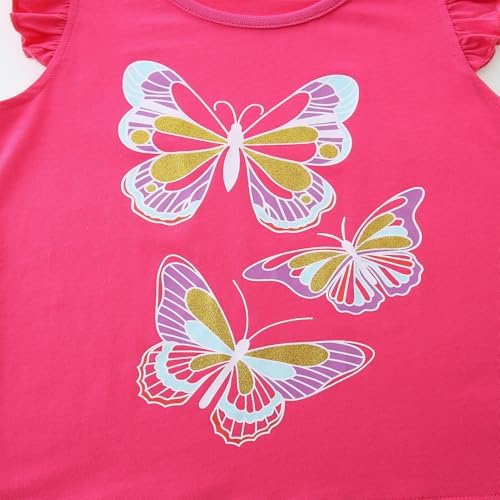 Frogwill Little Girls 2-Piece Playwear Set with Bow and Applique