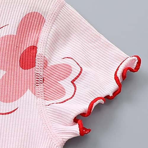 Bright Fun Summer Girl Pajamas Strawberry Pattern