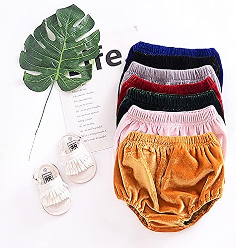 EISHOW Soft Cotton Linen Bloomer Shorts for Baby Boys Girls 1