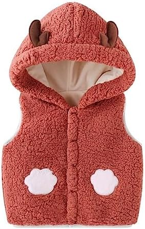 Warmstraw Baby Vest Winter Fleece Zip Up