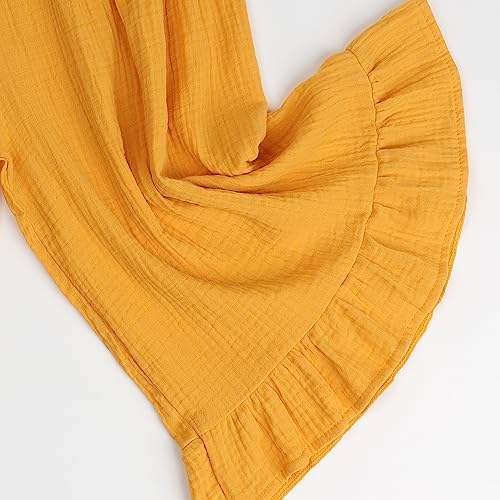 HOOLCHEAN Baby Gauze wide leg pants