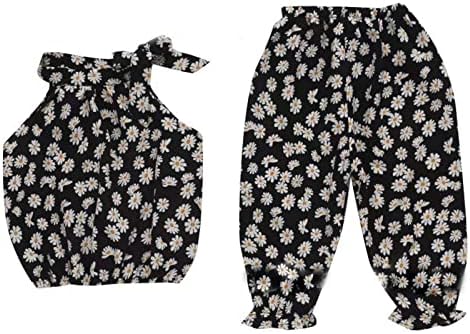 Cute Flower Print Set for Toddlers