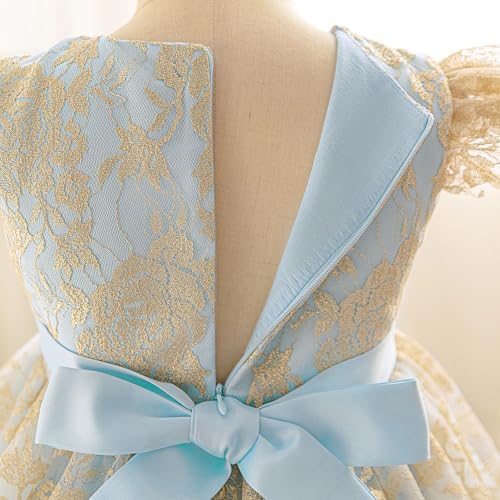 Baby Toddler Tulle Lace Rhombus Pattern Dress