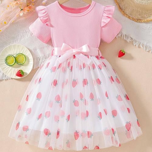 Girls Ruffle Tutu Dress for Toddler Princess Party