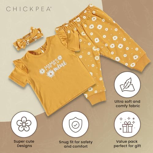 Chick Pea Baby Girl Clothes Newborn Jogger Layette Set Jive
