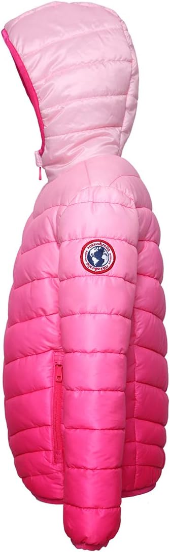 RokkaRolla Reversible Lightweight Puffer Jacket for Girls