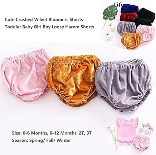 EISHOW Soft Cotton Linen Bloomer Shorts for Baby Boy Girl