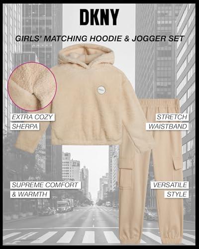 DKNY Kids Cozy Sherpa Jogger Set - Perfect for New York Life